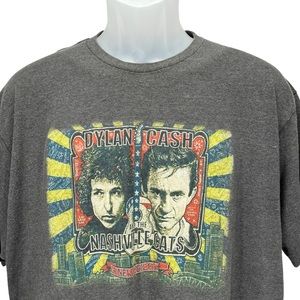 Bob Dylan & Johnny Cash Country Music Hall Of Fame And Museum T-Shirt | Size XXL